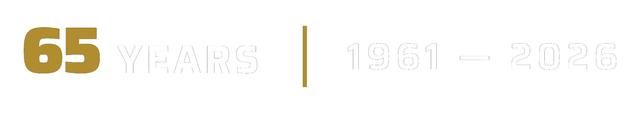 65 years, 1961 to 2026