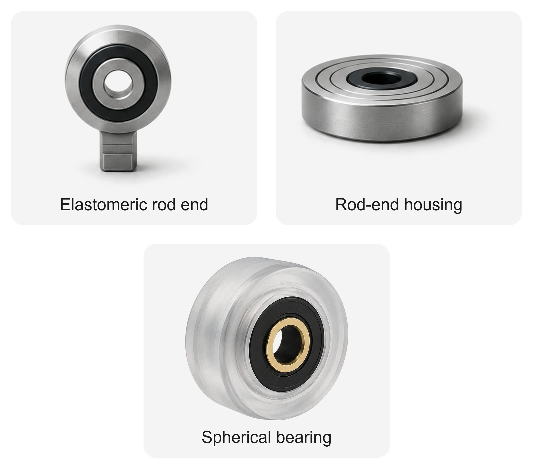 Rod Ends & Bearings, representative product forms