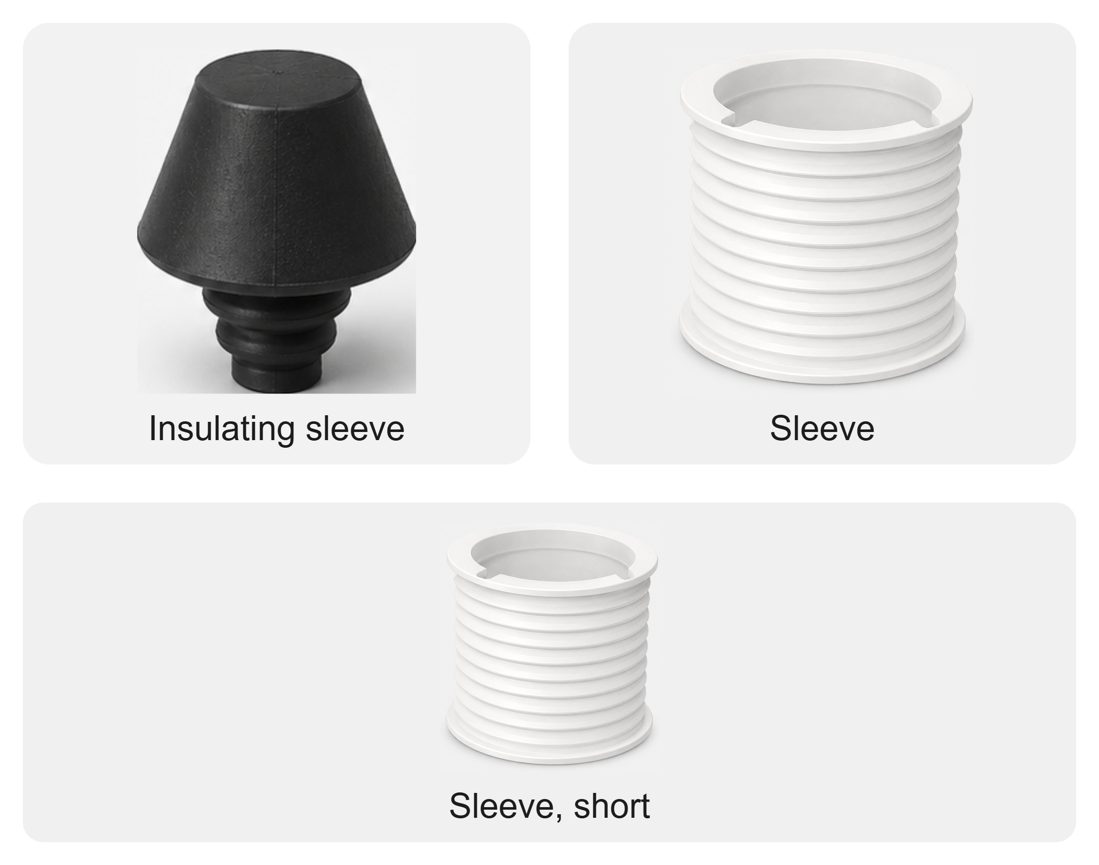 Sleeves, Boots, Hoses & Port Liners, representative product forms