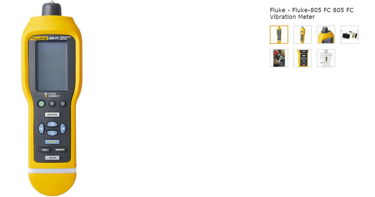Fluke 805 Handheld Vibration Meter