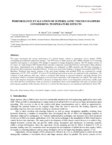 thumbnail of Paper N_2513_PERFORMANCE EVALUATION OF SUPERELASTIC VISCOUS DAMPERS